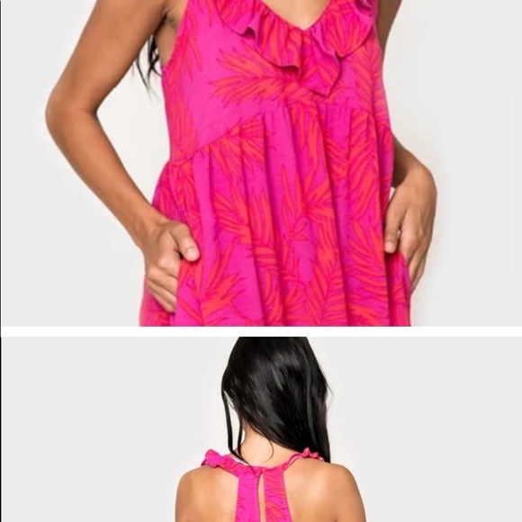 Brand new Gibson Cassie Sugarplum Summer Nights ruffle maxi - Picture 4 of 6